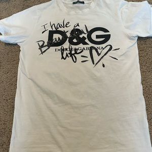 Dolce and Gabbana “I have a beautiful life” shirt
